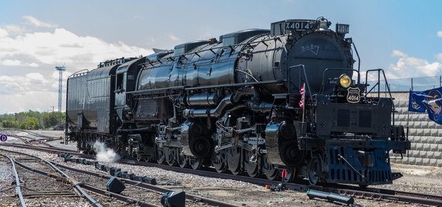 Big boy 4014 in Wyoming